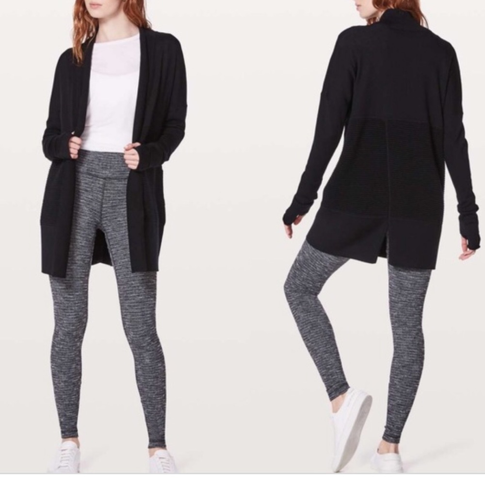 Lululemon Sit In Lotus Wrap II Cardigan Merino